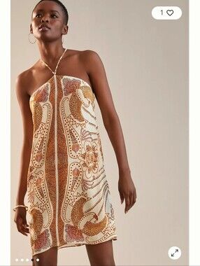 farm rio macaw leaves one-shoulder midi dress Farm Rio Midnight Macaw Fiesta Midi Dress - Midnight Macaw Fiesta Off-White